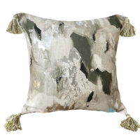 Malini Vision Olive Cushion