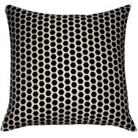 SMALL HEX CUT  VELVET BLACK  43 X 43