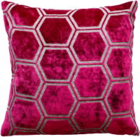 Malini Large Ivor Fuschia Cushion