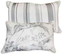  Malini Jarita Rectangle Grey Cushion