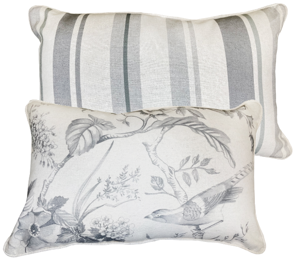  Malini Jarita Rectangle Grey Cushion