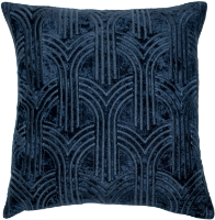 Malini Lalique Blue Cushion