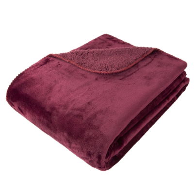 Malini Cosy Aubergine Throw