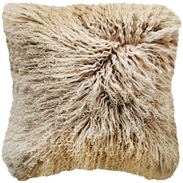 MONGOLIAN LAMB REAL SUEDE NATURAL 40 X 40