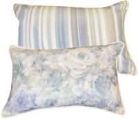  Malini Marchena Rectangle Blue Cushion