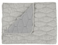 MELANGE LINEN LOOK QUILT -GREY 200 X 230