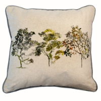 Malini Arboles Chartreuse Cushion