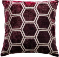 Malini Ivor Aubergine Cushion