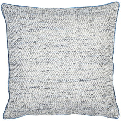 Malini Large Ripple Navy Cushion