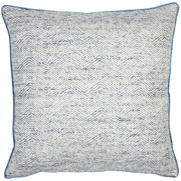 Malini Large Ripple Navy Cushion