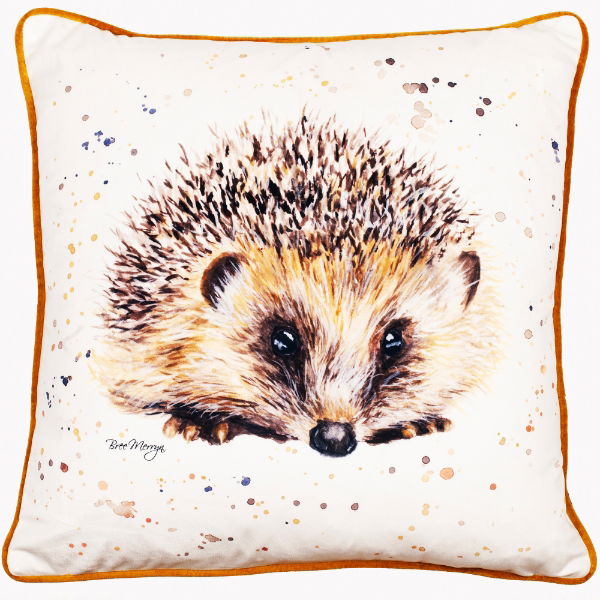 HEDGEHOG PRINTED VELVET 45 X 45