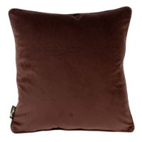 BRONZE FOIL SPLASH CUSHION ON CHOC 45 X 45