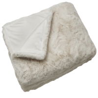 LUXURY FAUX RABBIT THROW 150 X 180