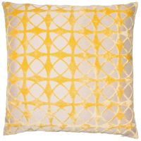 Malini Large Spiral Mustard Cushion