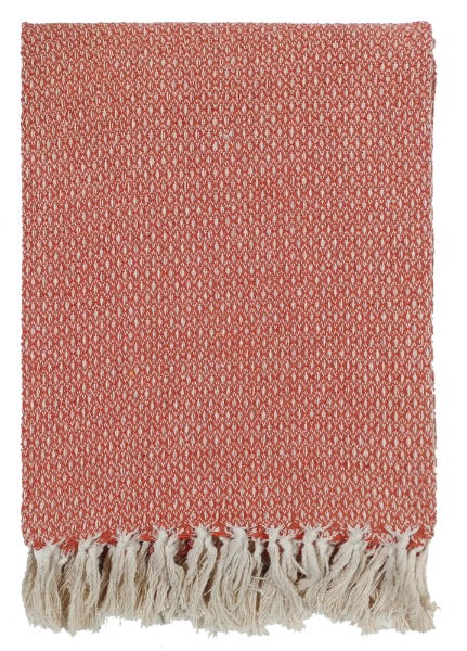 DOT DESIGNPATTERN RECYCLED YARN ORANGE 130 X 180