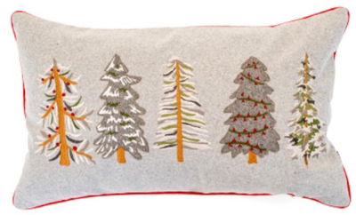 FESTIVE APPLIQUE TREES 30 x 50