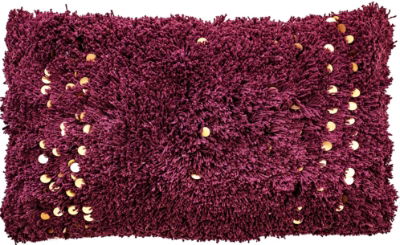 Malini Aziza Aubergine Cushion