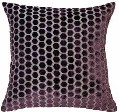 Malini Large Jorvik Aubergine Cushion