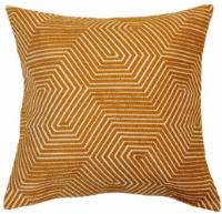 HONEYCOMBE MUSTARD  JAQ CUSHION 50 X 50