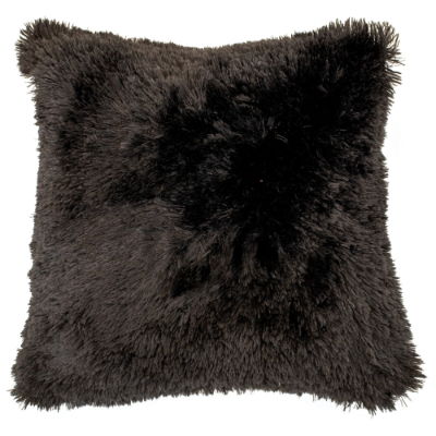 TEXTURED TACTILE CUSHION-BLACK 45 X 45