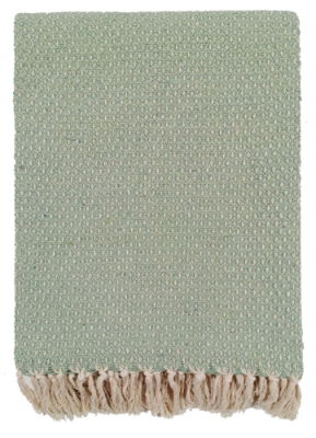 DOT DESIGNPATTERN RECYCLED YARN GREEN 130 X 180