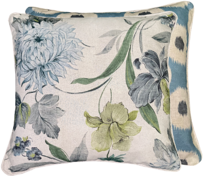 Malini Malaga Square Seafoam Cushion