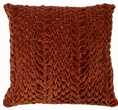 Malini Dunand Rust Cushion