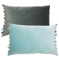 Malini Nappa Seafoam & Ocean Cushion