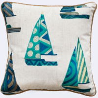 EMBROID SAILING BOATS 45 X 45