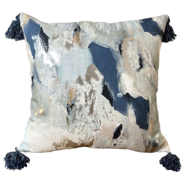 Malini Vision Blue Cushion