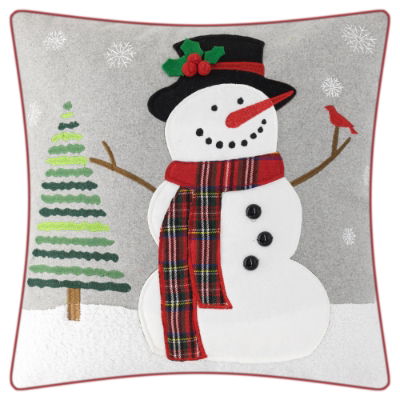 APPLIQUE SNOW MAN 45 X 45