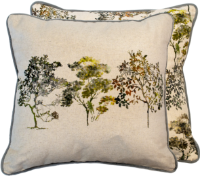 Malini Arboles Chartreuse Cushion