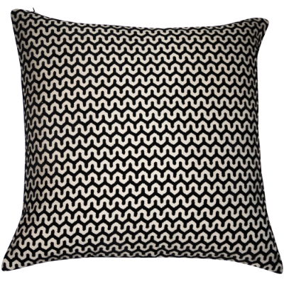 Malini Large Oslo Black Cushion