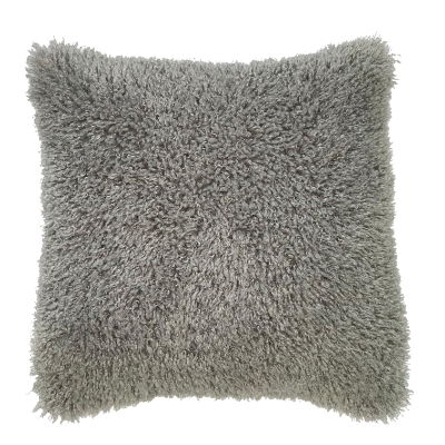 TEXTURED TACTILE CUSHION-GREY 45 X 45