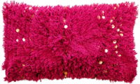 TEXTURED MOROCCON SEQUIN CUSHION FUSCHIA 30 X 50