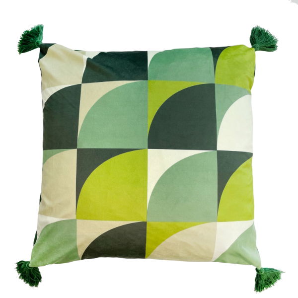 Malini Akira Green Cushion