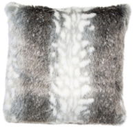 STRIPED FAUX FUR  50 X 50